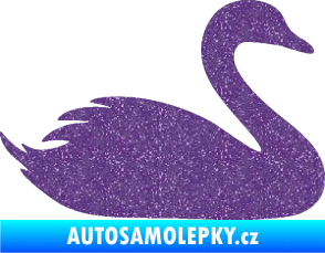 Samolepka Labuť 001 pravá Ultra Metalic fialová