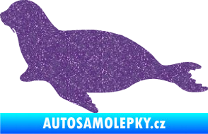 Samolepka Lachtan 001 levá Ultra Metalic fialová