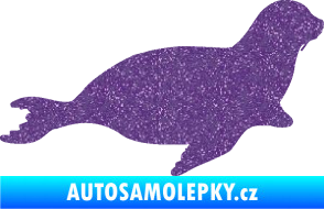 Samolepka Lachtan 001 pravá Ultra Metalic fialová