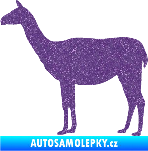 Samolepka Lama 001 levá Ultra Metalic fialová