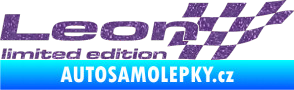 Samolepka Leon limited edition pravá Ultra Metalic fialová