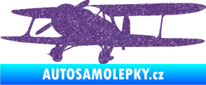 Samolepka Letadlo 006 levá Ultra Metalic fialová