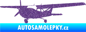 Samolepka Letadlo 014 levá Ultra Metalic fialová