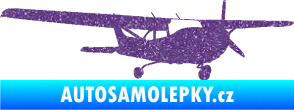 Samolepka Letadlo 014 pravá Ultra Metalic fialová