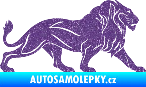 Samolepka Lev 007 pravá Ultra Metalic fialová