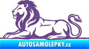 Samolepka Lev 010 levá Ultra Metalic fialová