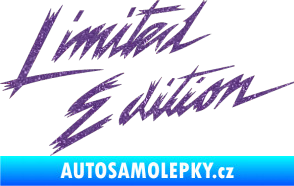 Samolepka Limited edition 001 Ultra Metalic fialová
