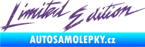 Samolepka Limited edition new 001 v řádce Ultra Metalic fialová