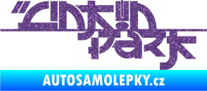 Samolepka Linkin Park 003 Ultra Metalic fialová