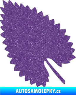 Samolepka List 001 levá Ultra Metalic fialová