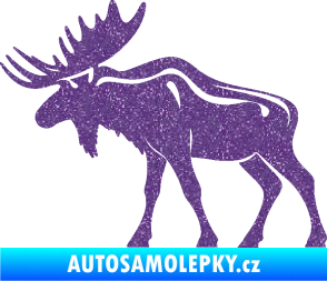 Samolepka Los 006 levá Ultra Metalic fialová