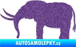 Samolepka Mamut 001 levá Ultra Metalic fialová
