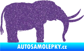 Samolepka Mamut 001 pravá Ultra Metalic fialová