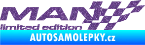 Samolepka MAN limited edition pravá Ultra Metalic fialová