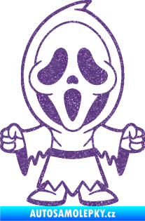 Samolepka Maska 002 pravá vřískot Ultra Metalic fialová