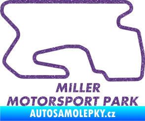 Samolepka Okruh Miller Motorsport Park outer Ultra Metalic fialová