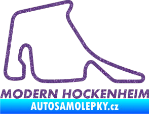 Samolepka Okruh Modern Hockenheim Ultra Metalic fialová