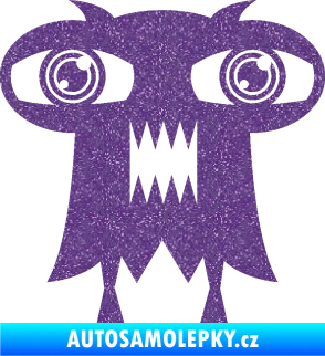 Samolepka Monstrum 003 levá Ultra Metalic fialová