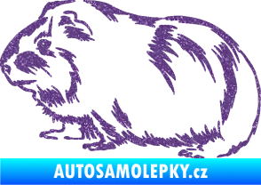 Samolepka Morče 002 levá Ultra Metalic fialová