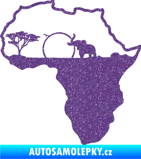 Samolepka Motiv Afrika 002 slon Ultra Metalic fialová