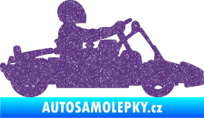 Samolepka Motokára 001 pravá Ultra Metalic fialová