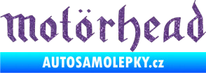 Samolepka Motorhead rovný Ultra Metalic fialová
