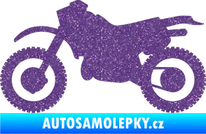 Samolepka Motorka 003 levá Ultra Metalic fialová