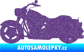 Samolepka Motorka 045 levá Harley Davidson Ultra Metalic fialová