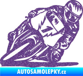 Samolepka Motorka 051 pravá Ultra Metalic fialová