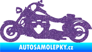 Samolepka Motorka 056 levá Ultra Metalic fialová