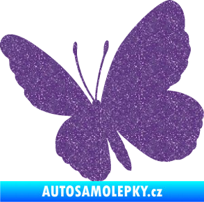 Samolepka Motýl 009 levá Ultra Metalic fialová