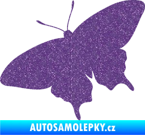 Samolepka Motýl 010 levá Ultra Metalic fialová