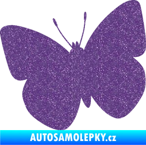 Samolepka Motýl 011 levá Ultra Metalic fialová