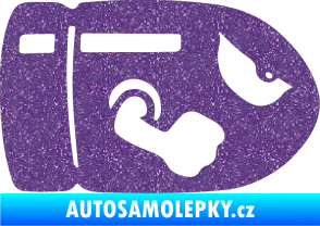 Samolepka Náboj 001 pravá Ultra Metalic fialová