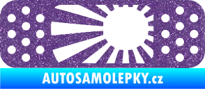 Samolepka Náplast 002 levá Ultra Metalic fialová