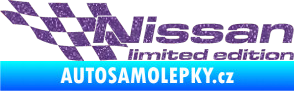 Samolepka Nissan limited edition levá Ultra Metalic fialová