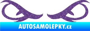 Samolepka Oči 001 Ultra Metalic fialová