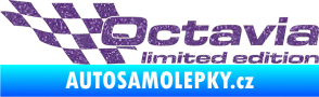 Samolepka Octavia limited edition levá Ultra Metalic fialová