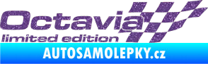 Samolepka Octavia limited edition pravá Ultra Metalic fialová