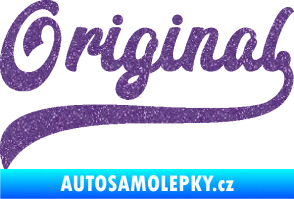 Samolepka Original nápis Ultra Metalic fialová
