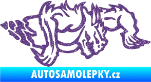 Samolepka Ostnatej pravá Ultra Metalic fialová