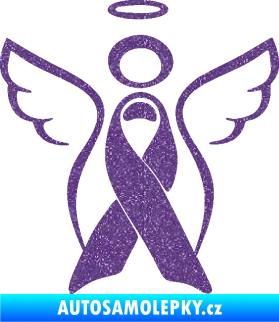 Samolepka Památeční andělíček memory Ultra Metalic fialová