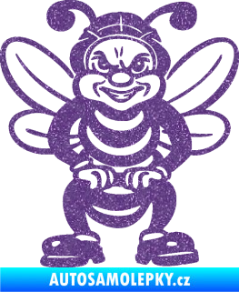Samolepka Pan čmelák 001 pravá Ultra Metalic fialová