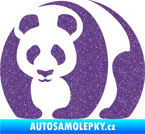 Samolepka Panda 001 levá Ultra Metalic fialová