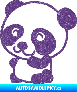 Samolepka Panda 002 levá Ultra Metalic fialová