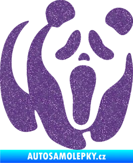 Samolepka Panda 014 pravá maska Vřískot Ultra Metalic fialová