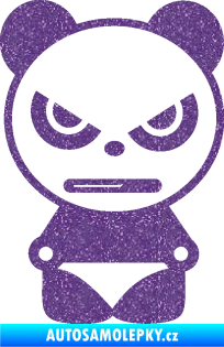 Samolepka Panda boy Ultra Metalic fialová