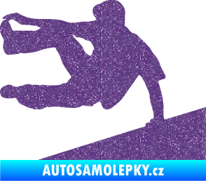 Samolepka Parkour 001 levá Ultra Metalic fialová