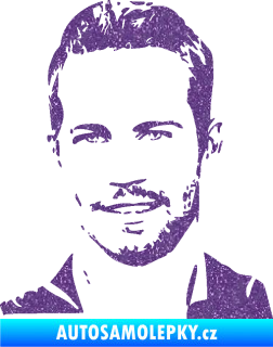 Samolepka Paul Walker 001 levá Ultra Metalic fialová