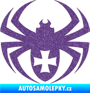 Samolepka Pavouk 004 křižák Ultra Metalic fialová